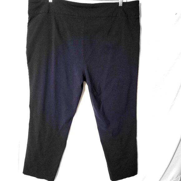 Avenue Dress Pants Womens Plus Size 28 Average Stretch Pockets Black Y2K Office - Picture 2 of 13